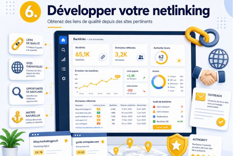 netlinking avec semrush