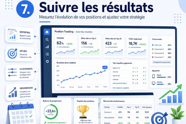 semrush suivi de position mots cles