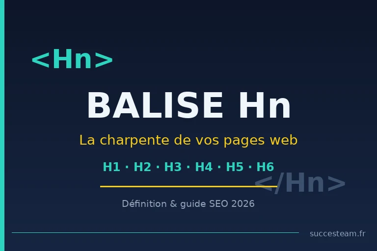 definition de la balise Hn : hiérarchie des titres H1 à H6 en HTML